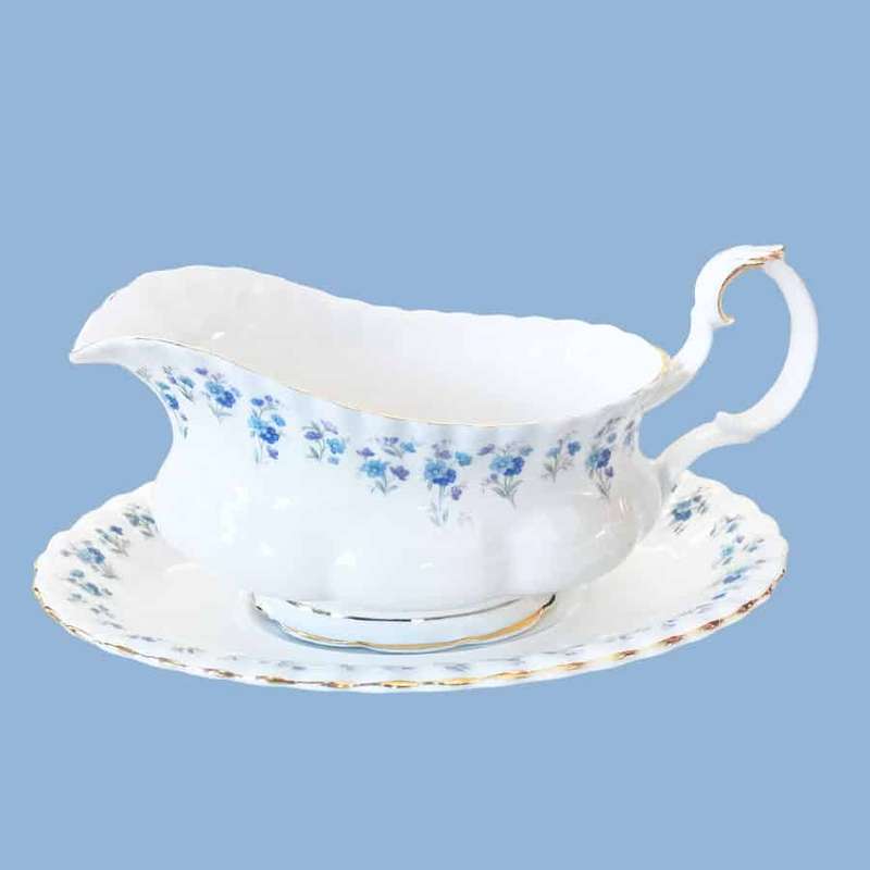 Royal Albert Memory Lane Sauce Boat and Stand