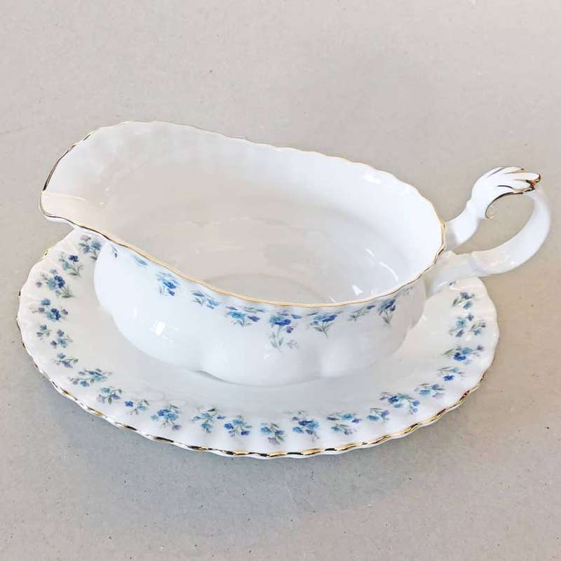 Royal Albert Memory Lane Sauce Boat and Stand