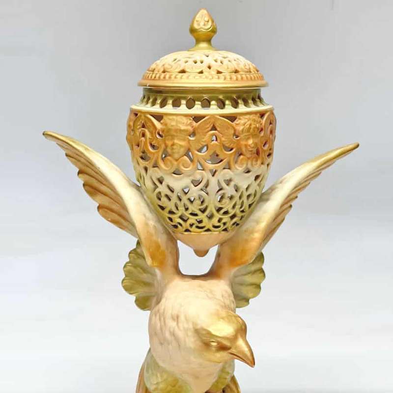 Royal Worcester Bird  Pot Pourri