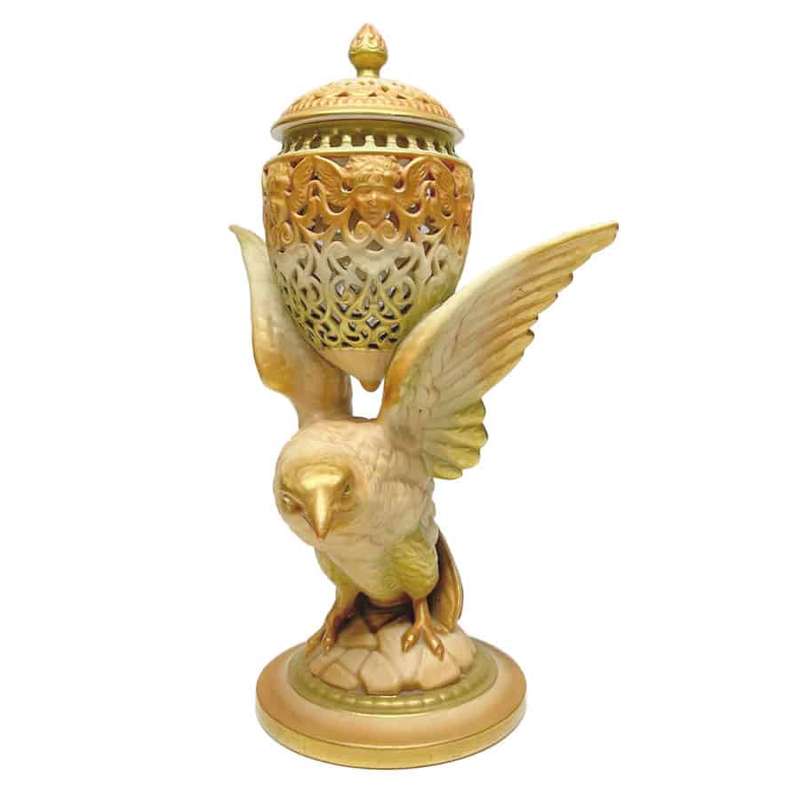 Royal Worcester Bird  Pot Pourri