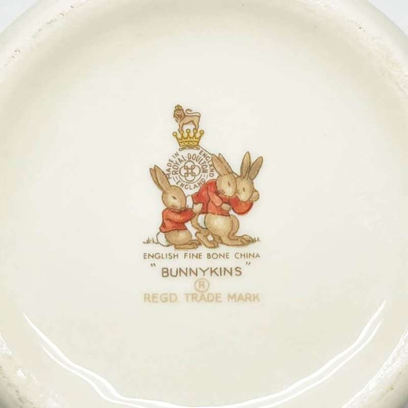 Royal Doulton Christening Bunnykins Milk Jug  Babies In Strollers