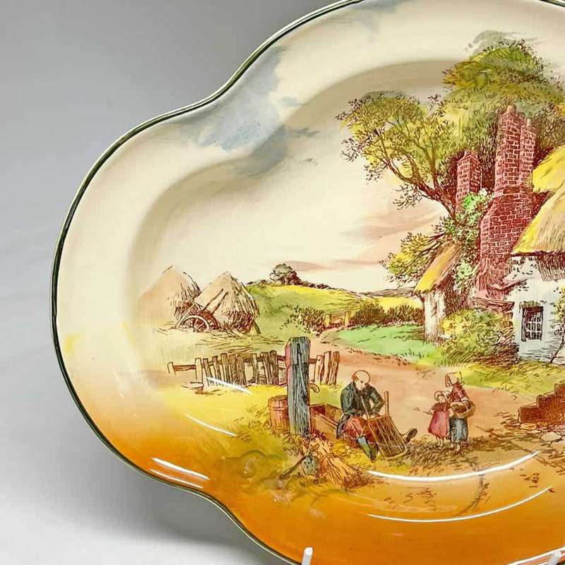 Royal Doulton Rustic England Clover Shaped Bowl