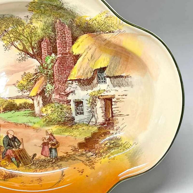Royal Doulton Rustic England Clover Shaped Bowl