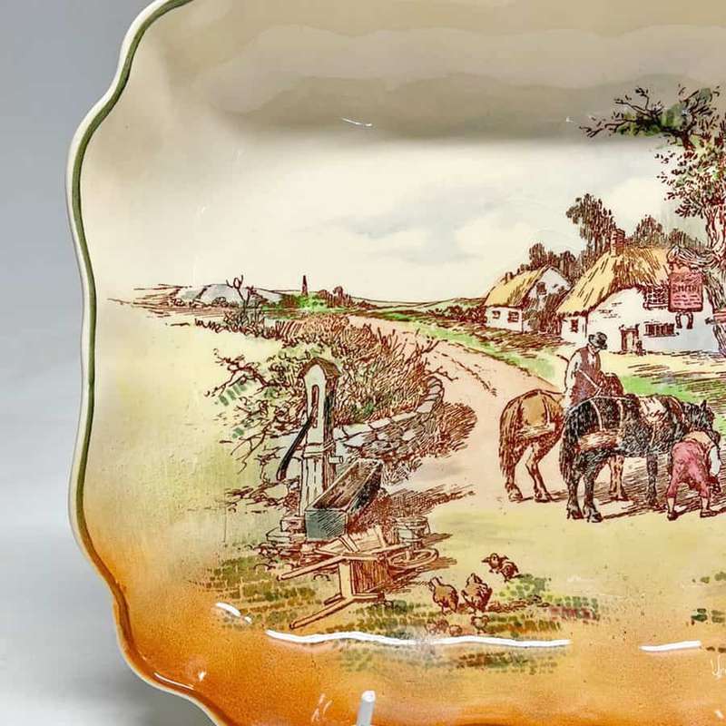 Royal Doulton Rustic England Rectangular Bowl