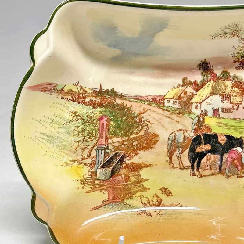 Royal Doulton Rustic England Scolloped Dish