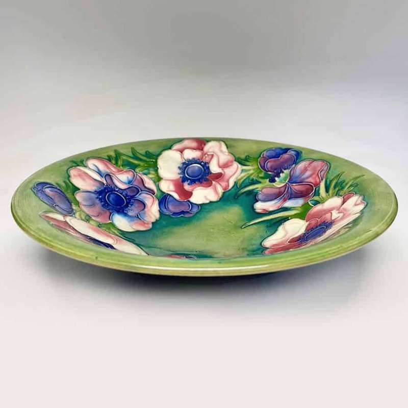 Walter Moorcroft Anemone Footed Bowl C1949