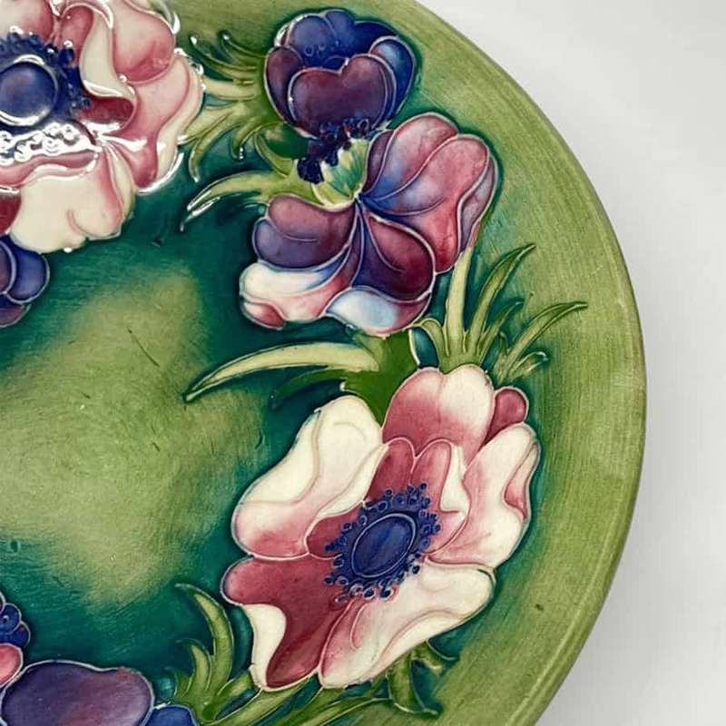Walter Moorcroft Anemone Footed Bowl C1949