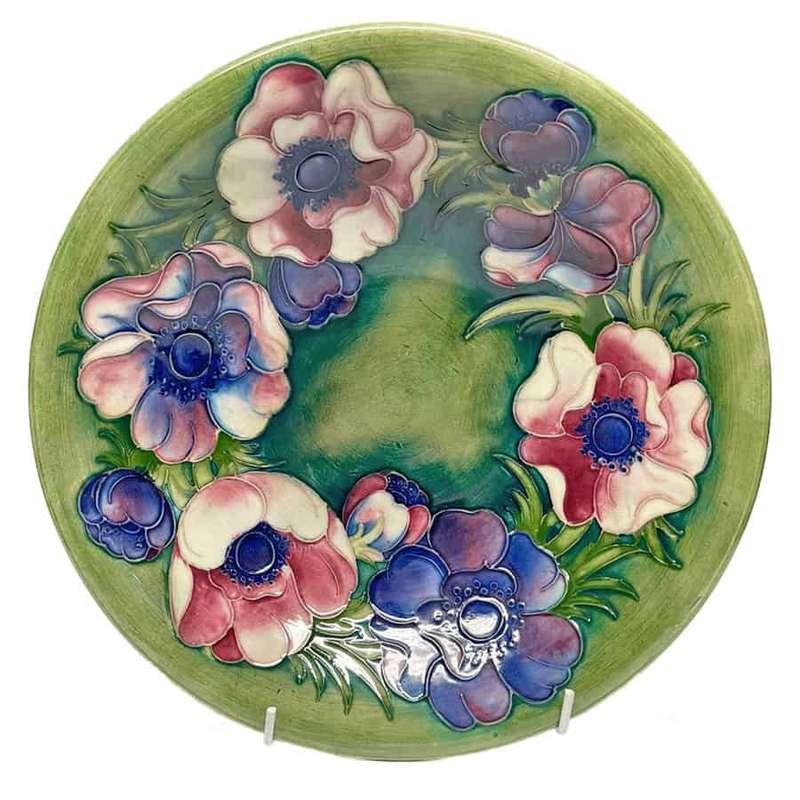 Walter Moorcroft Anemone Footed Bowl C1949