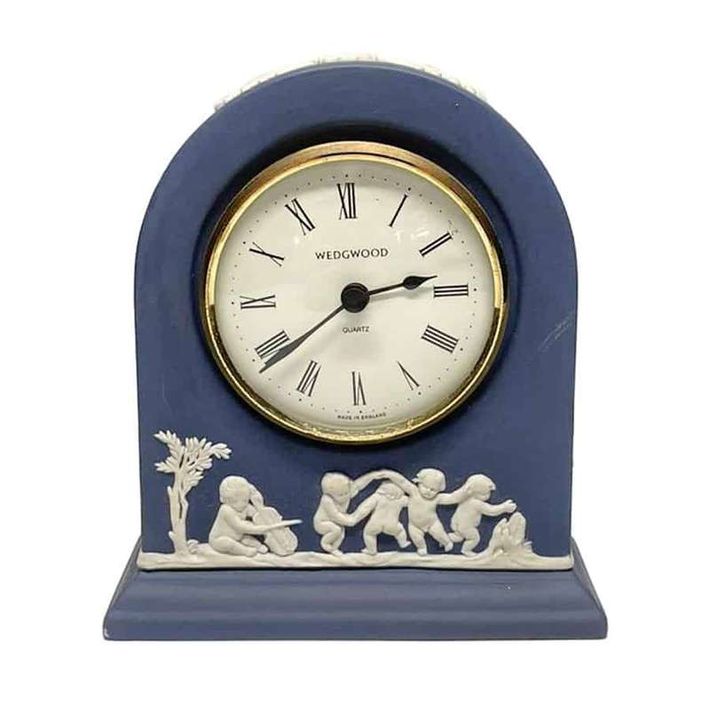 Wedgwood Dark Blue Jasperware Clock