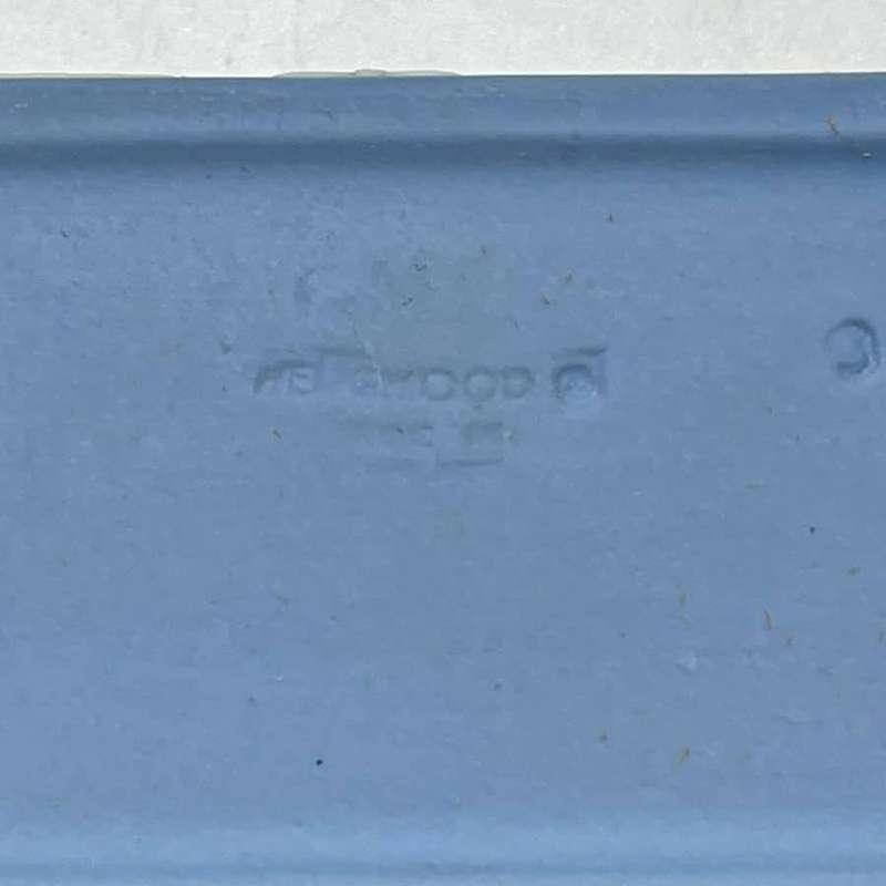 Wedgwood Light Blue Jasperware Maiden Angel Trinket Box
