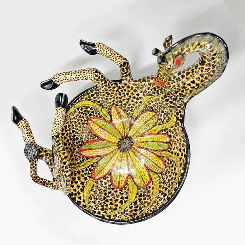 Ardmore Hand Painted Giraffe Bowl 2012