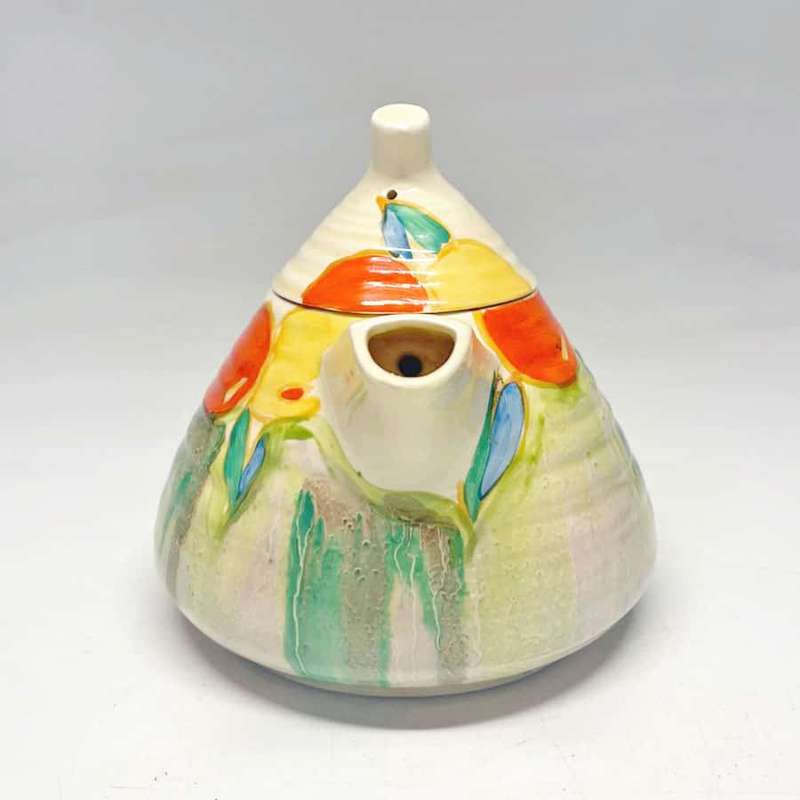 Clarice Cliff Bizarre Delecia Citrus Tea Pot