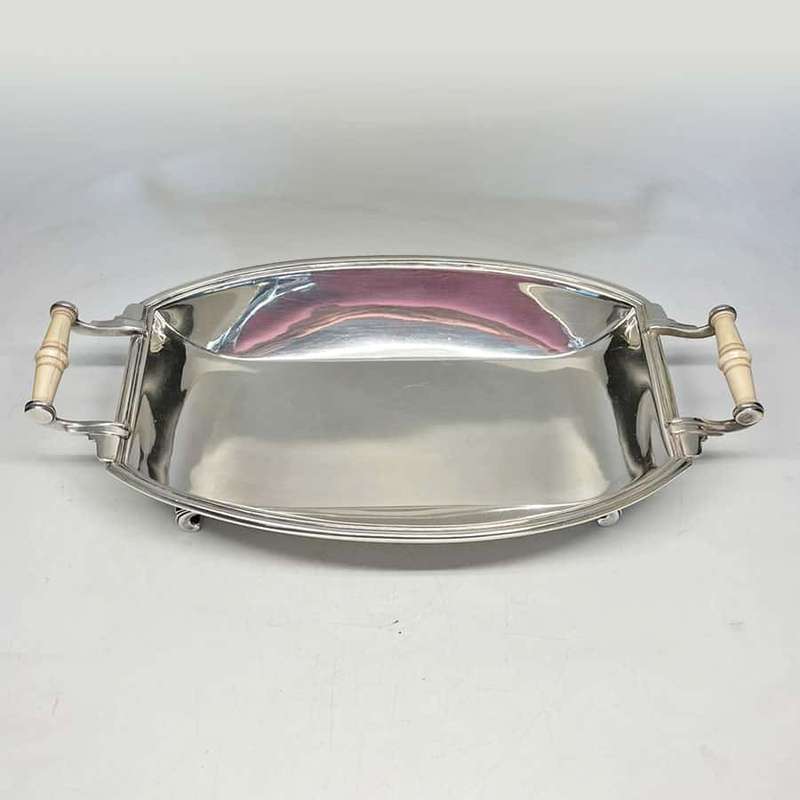 Hallmarked Silver Art Deco Birmingham Fruit Bowl 1948