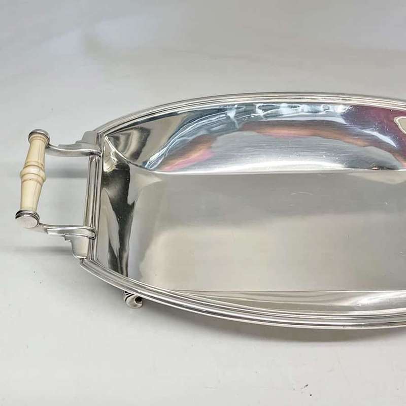 Hallmarked Silver Art Deco Birmingham Fruit Bowl 1948