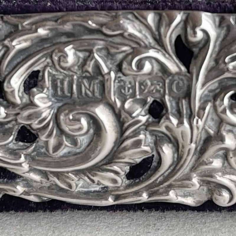 Hallmarked Silver Table Mirror Birmingham 1903
