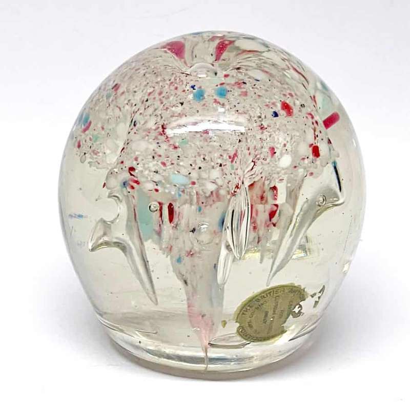 Murano Antique Ocean Coral Paperweight