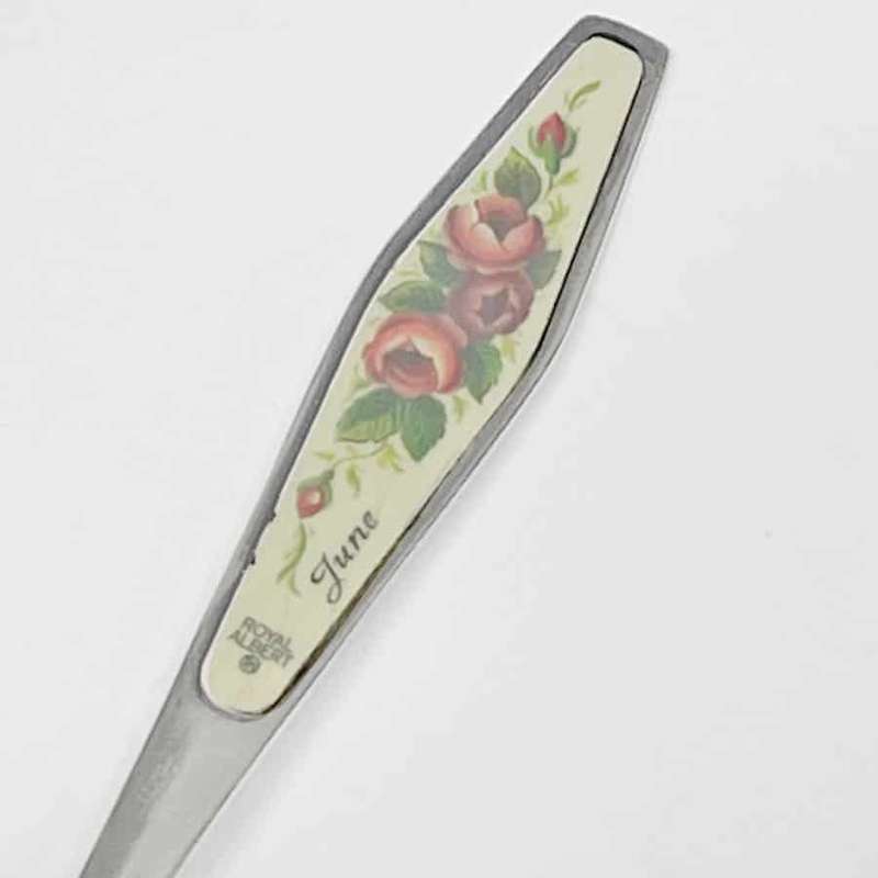 Royal Albert Flower of The Month June Sugar Spoon