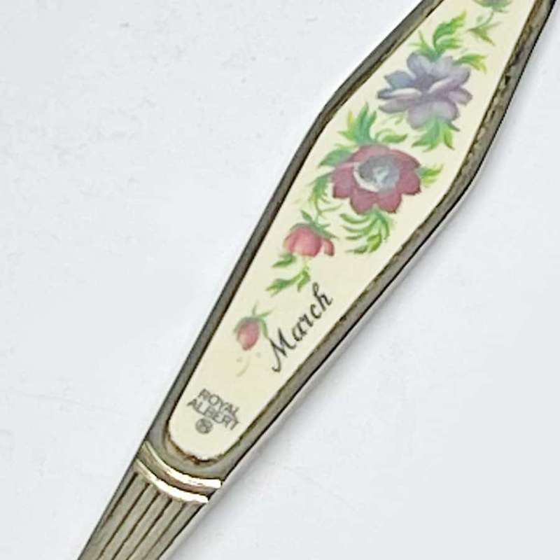 Royal Albert Flower of The Month March Tea Spoon