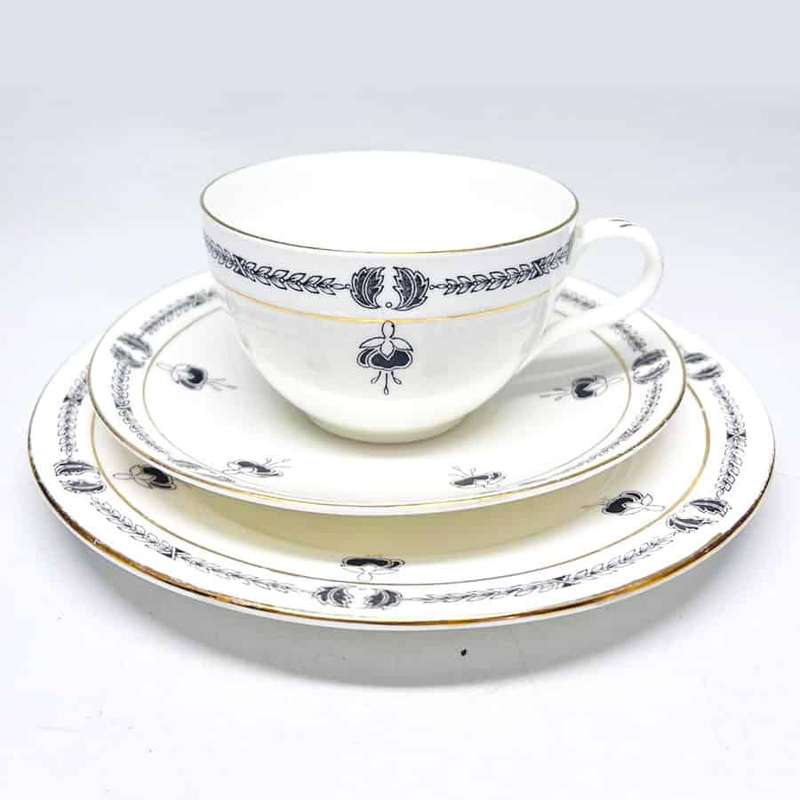 Shelley Art Deco Tea Trio 2018