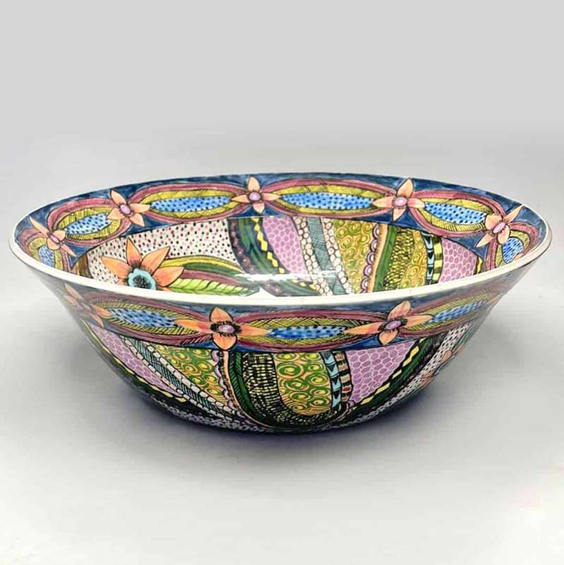 Ardmore Studio Elephant Bowl By Punch 1994
