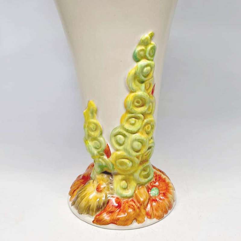 Clarice Cliff New Port Pottery My Garden Trumpet Vase 701/9