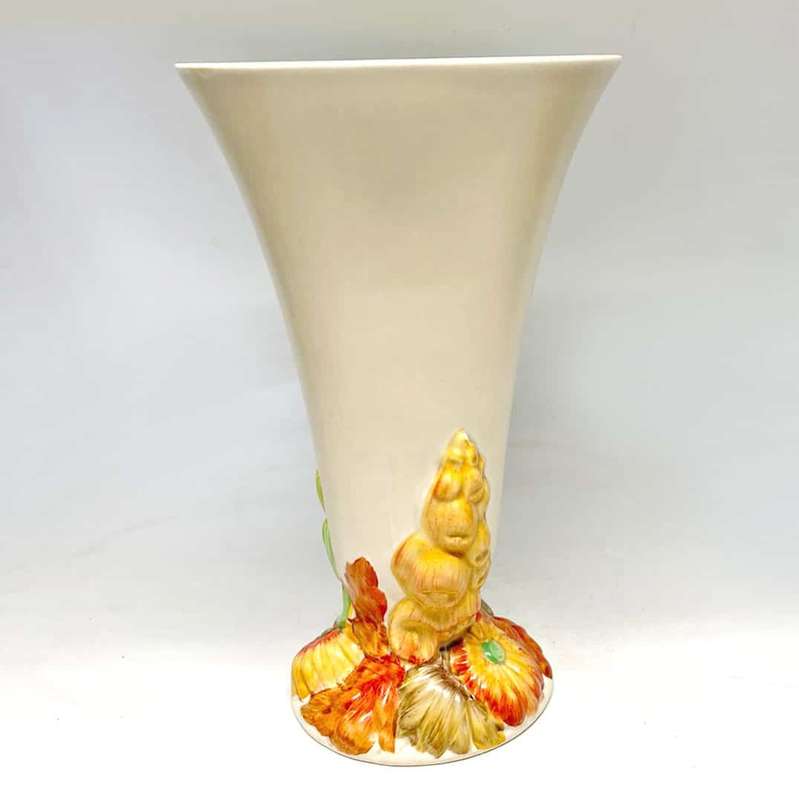 Clarice Cliff New Port Pottery My Garden Trumpet Vase 701/9