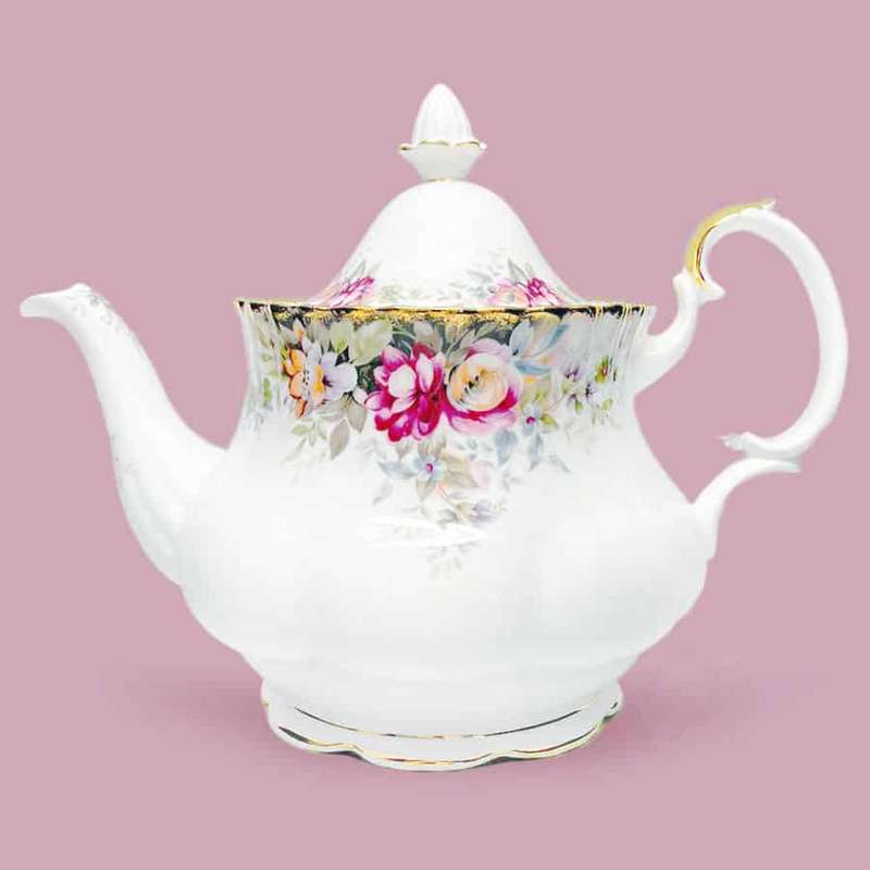 Royal Albert Autumn Roses Tea Pot
