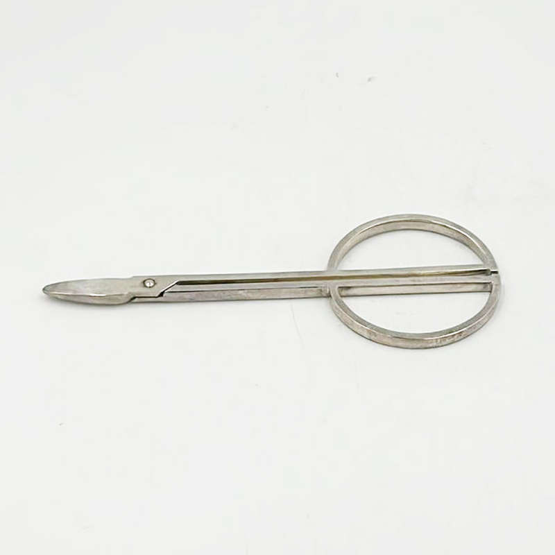 A Boxed Pair Of Christofle  Grape Scissors Lino Sabattini C1970