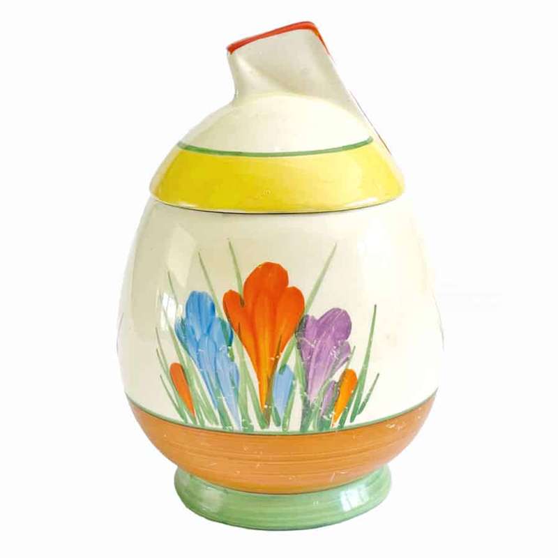 Clarice Cliff Spring Crocus Jam Pot