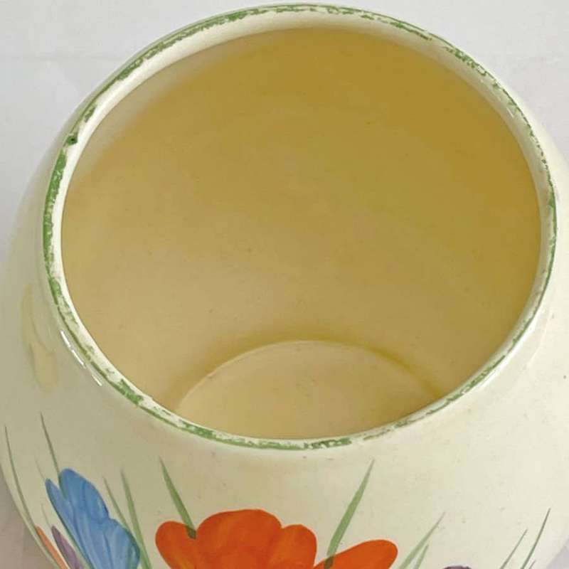Clarice Cliff Spring Crocus Jam Pot