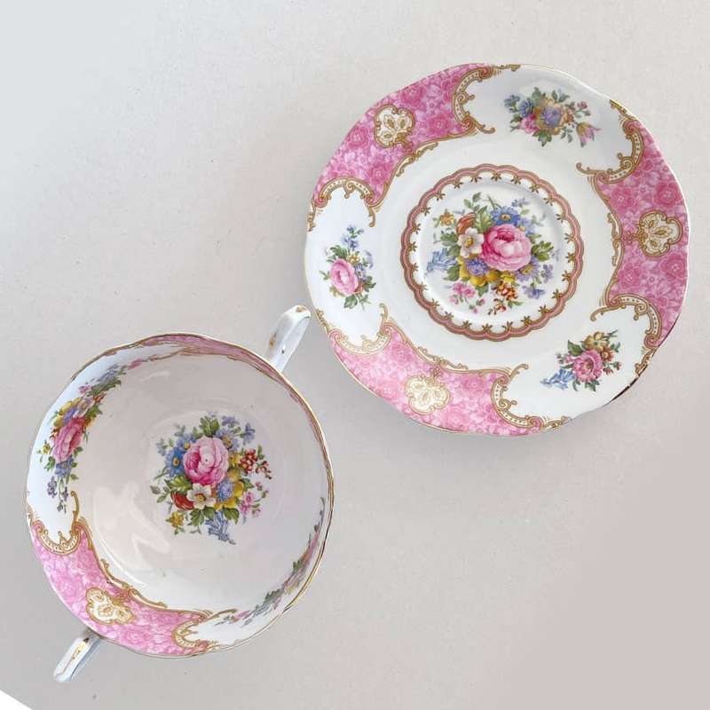 Royal Albert Lady Carlyle Soup Coupe and Saucer