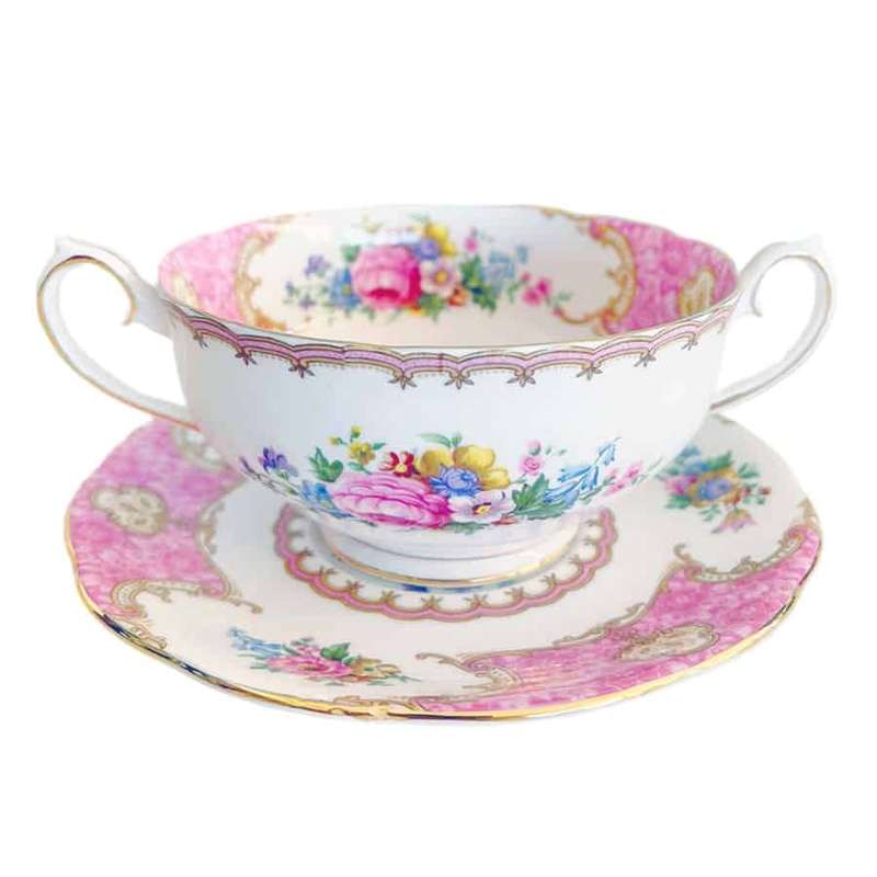 Royal Albert Lady Carlyle Soup Coupe and Saucer