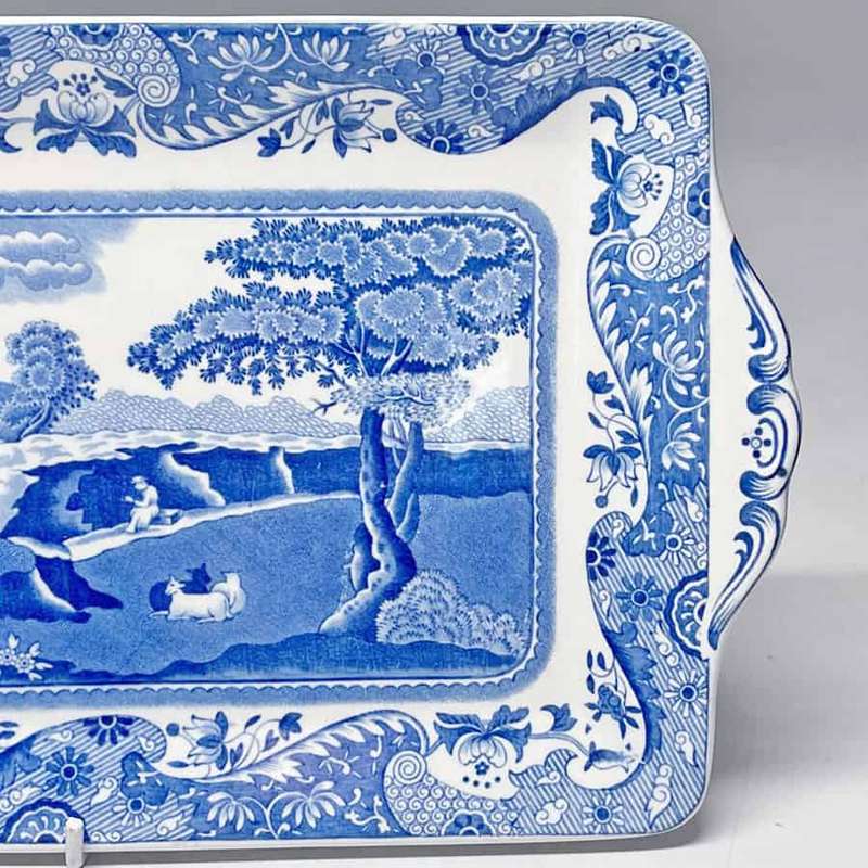 Copeland Spode Blue Italian Sandwich Tray