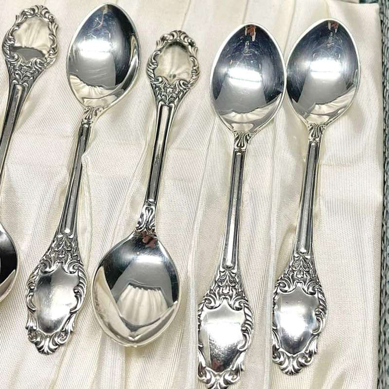 Hallmarked Sterling Silver Tea Spoons