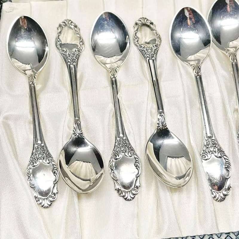 Hallmarked Sterling Silver Tea Spoons