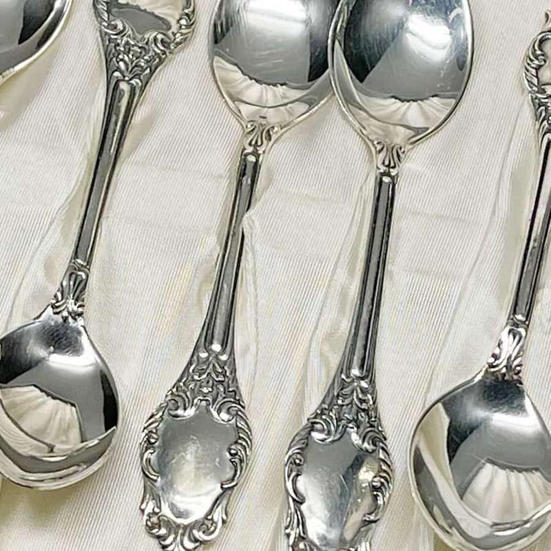 Hallmarked Sterling Silver Tea Spoons