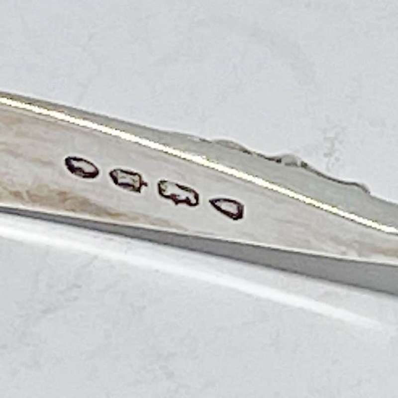 Hallmarked Silver Apostle Sugar Tongs London 1885
