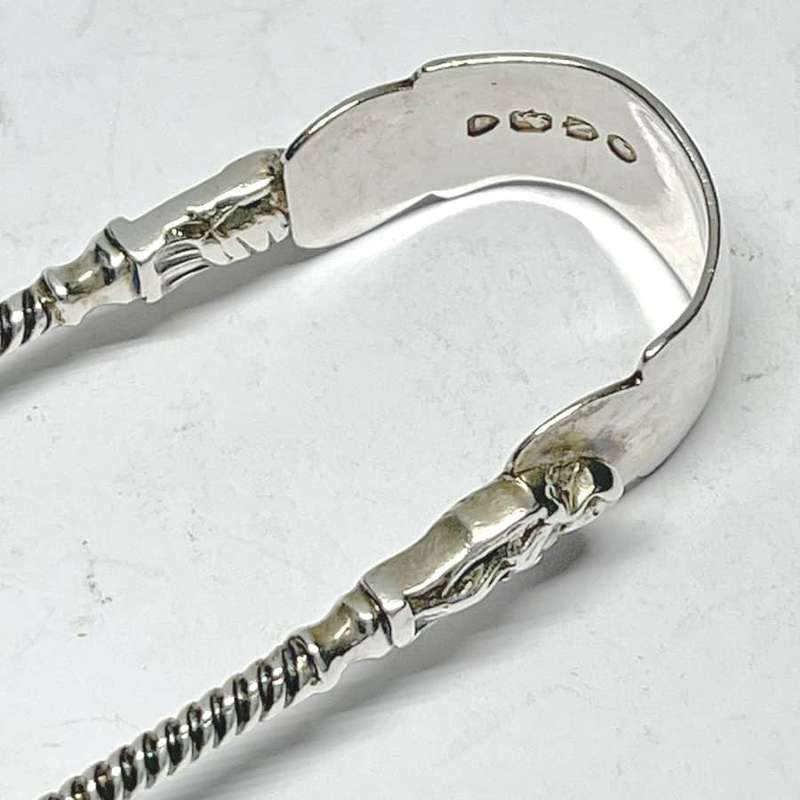 Hallmarked Silver Apostle Sugar Tongs London 1888