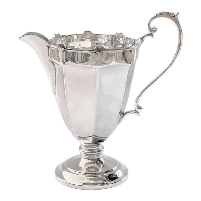 Hallmarked  Silver Boxed Cream Sugar Set  Birmingham  1926