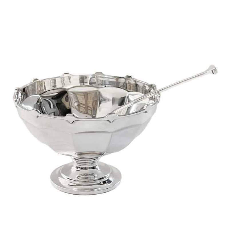 Hallmarked  Silver Boxed Cream Sugar Set  Birmingham  1926
