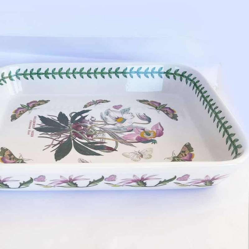 Portmeirion Botanic Garden Christmas Rose Lasagna Dish