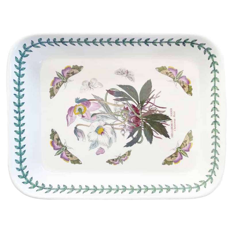 Portmeirion Botanic Garden Christmas Rose Lasagna Dish