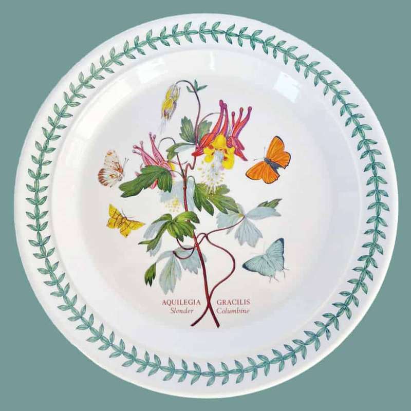 Portmeirion Botanic Garden Slender Columbine Entree Plate