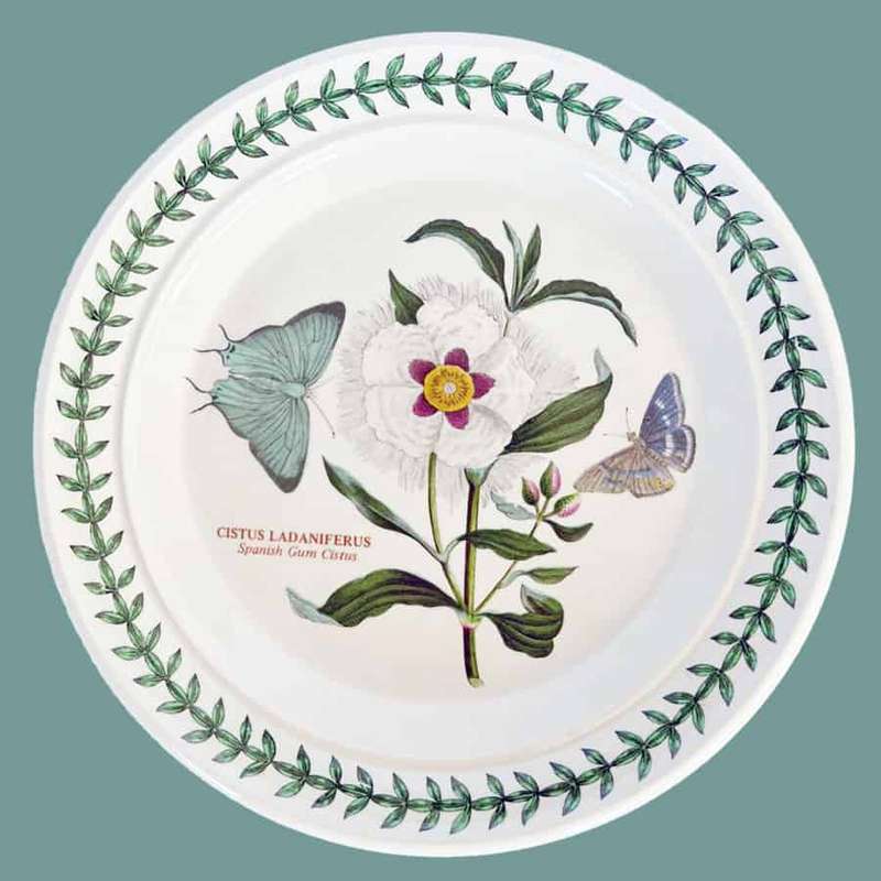 Portmeirion Botanic Garden Side Plate Spanish Gum Cistus