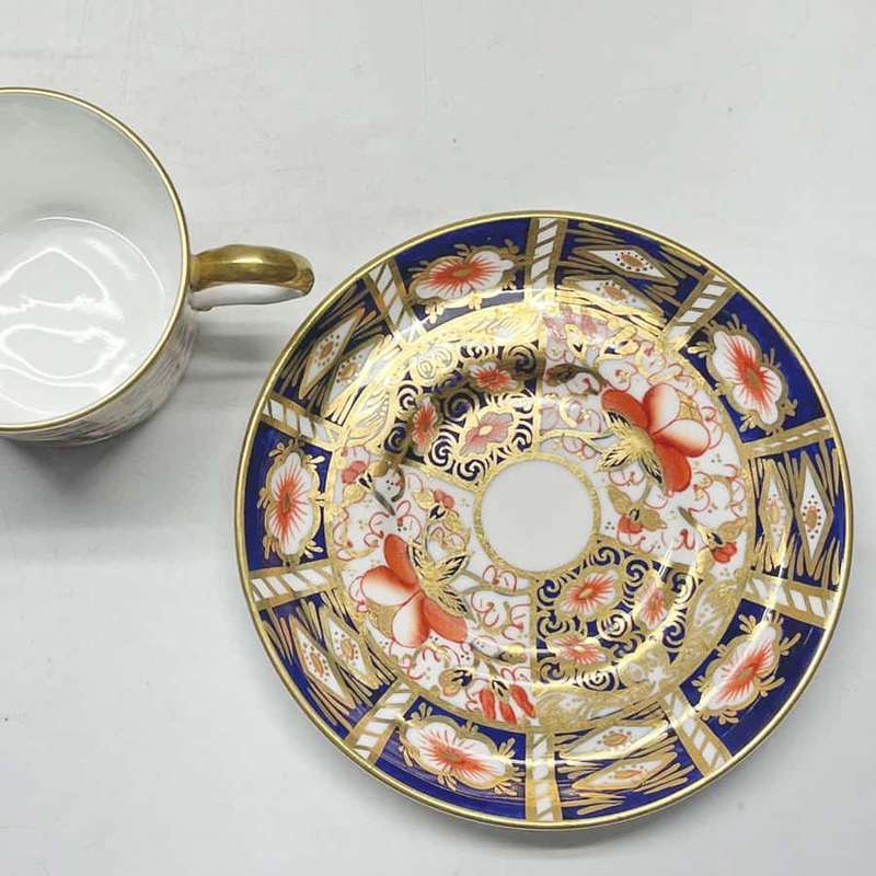 Royal Crown Derby Imari Demitasse Duo Can