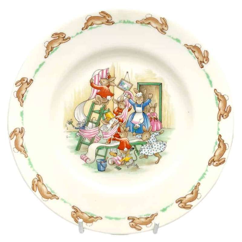 Royal Doulton Bunnykins Plate Wall Paper
