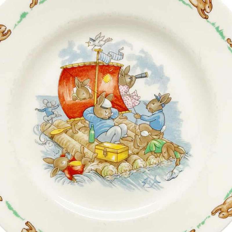 Royal Doulton Bunnykins Raft Plate