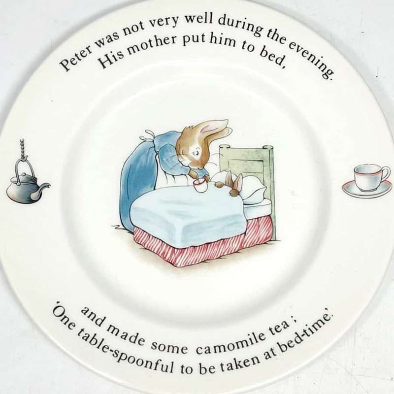Wedgwood Peter Rabbit Christening Plate