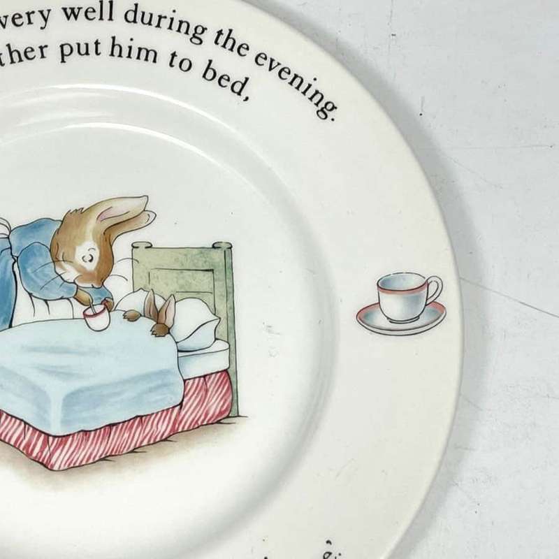 Wedgwood Peter Rabbit Christening Plate