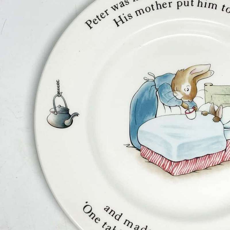 Wedgwood Peter Rabbit Christening Plate